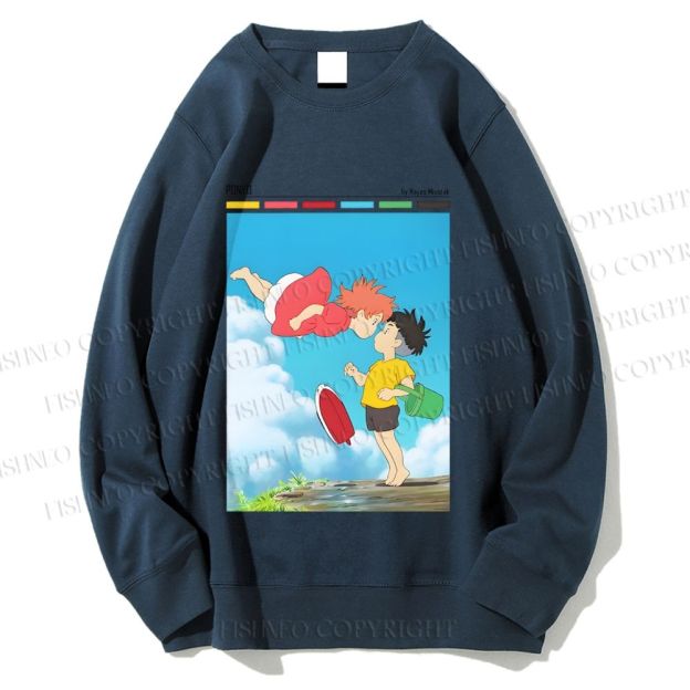 Unisex Ponyo Printed Sweatshirt