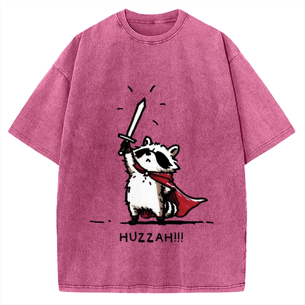 Huzzah Racoon Vintage Washed T-shirt