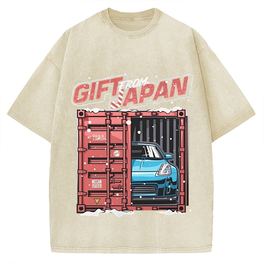 350z z33 JDM Christmas Gift From Japan Vintage Washed T-shirt