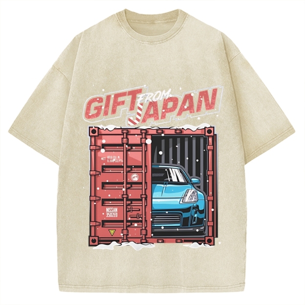 350z z33 JDM Christmas Gift From Japan Vintage Washed T-shirt