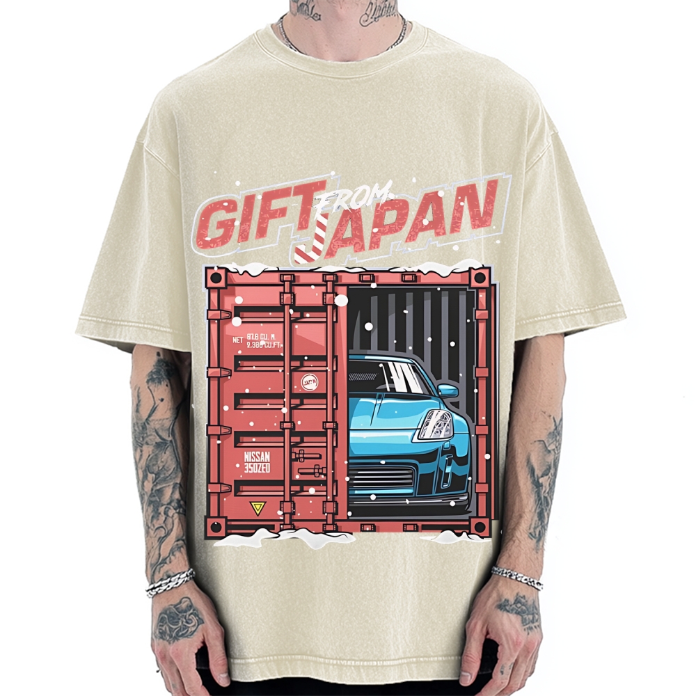 350z z33 JDM Christmas Gift From Japan Vintage Washed T-shirt