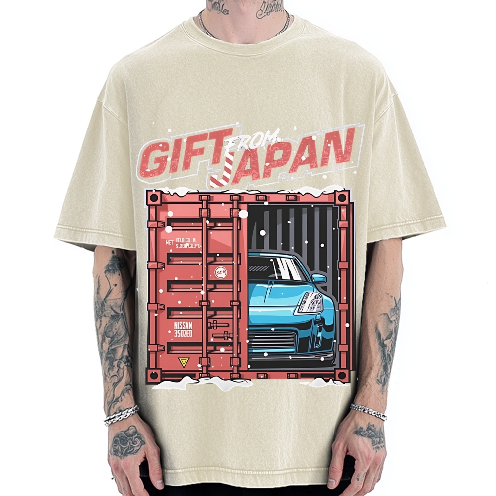 350z z33 JDM Christmas Gift From Japan Vintage Washed T-shirt
