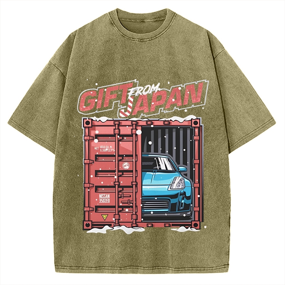 350z z33 JDM Christmas Gift From Japan Vintage Washed T-shirt