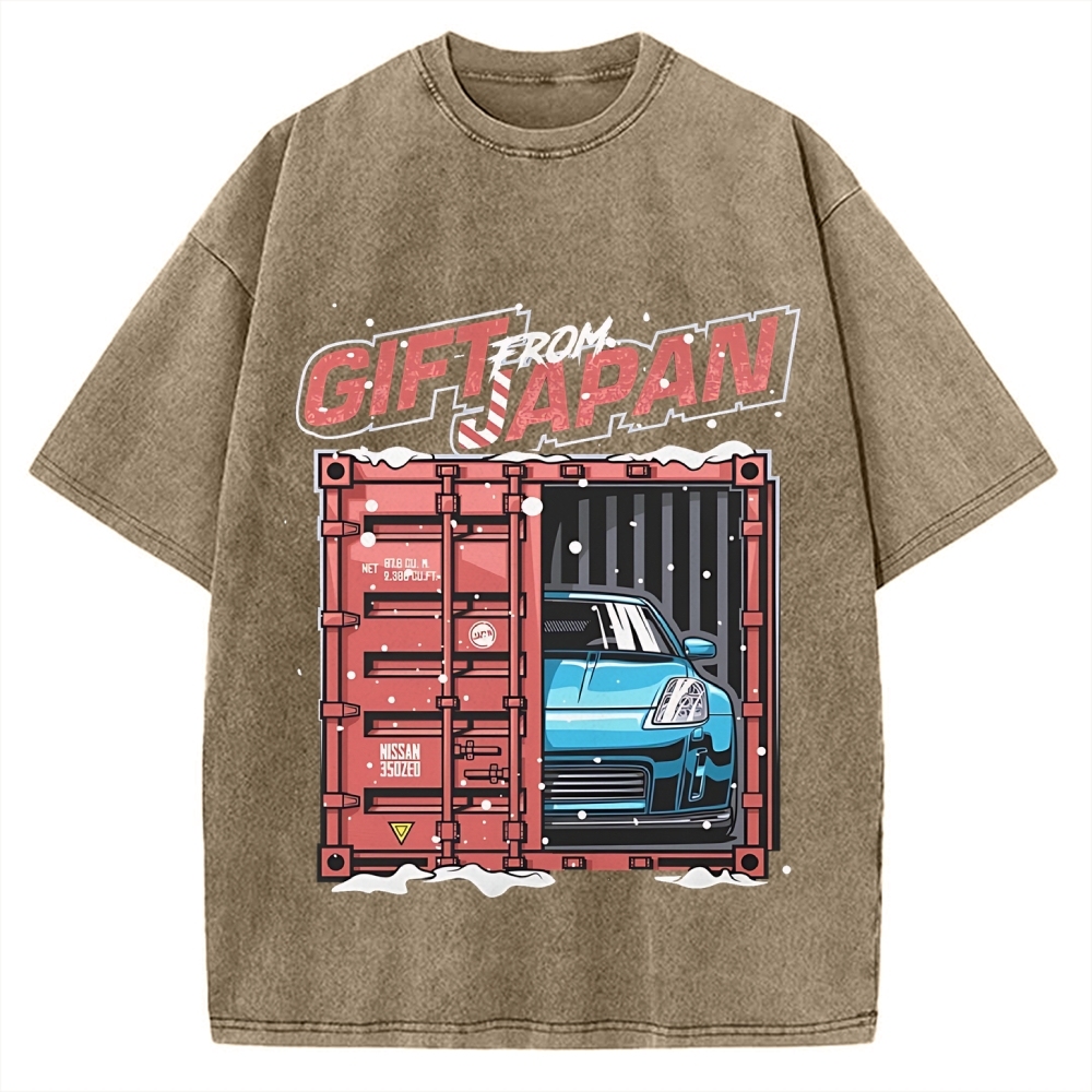 350z z33 JDM Christmas Gift From Japan Vintage Washed T-shirt
