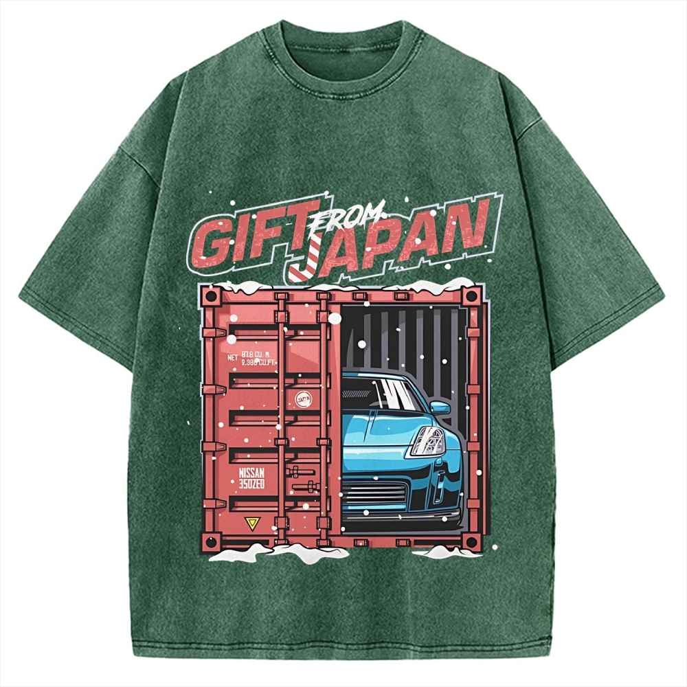 350z z33 JDM Christmas Gift From Japan Vintage Washed T-shirt