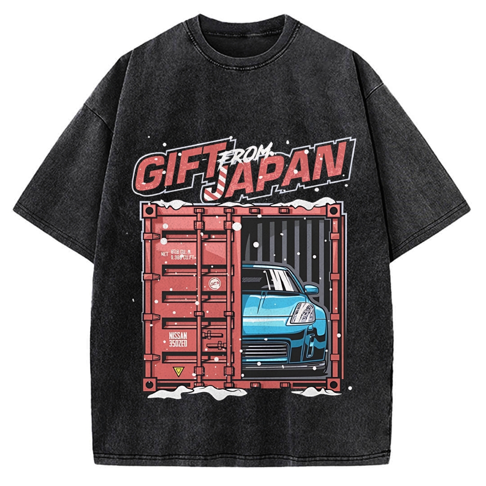 350z z33 JDM Christmas Gift From Japan Vintage Washed T-shirt