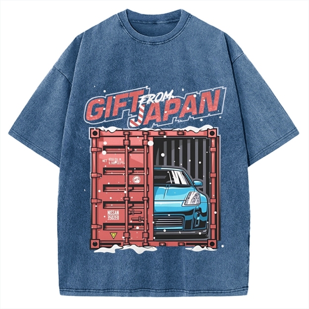 350z z33 JDM Christmas Gift From Japan Vintage Washed T-shirt