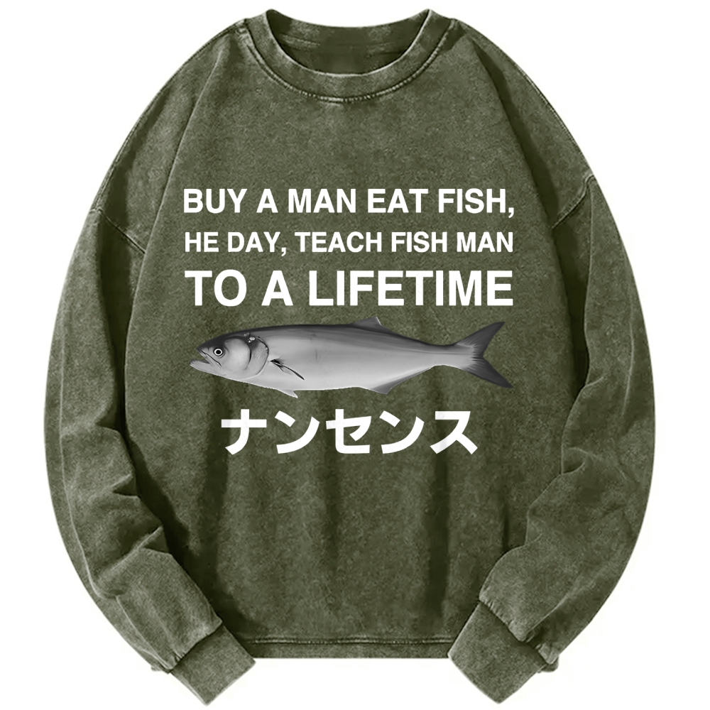 Unisex Funny To A Lifetime Vintage Washed Sweatshirts