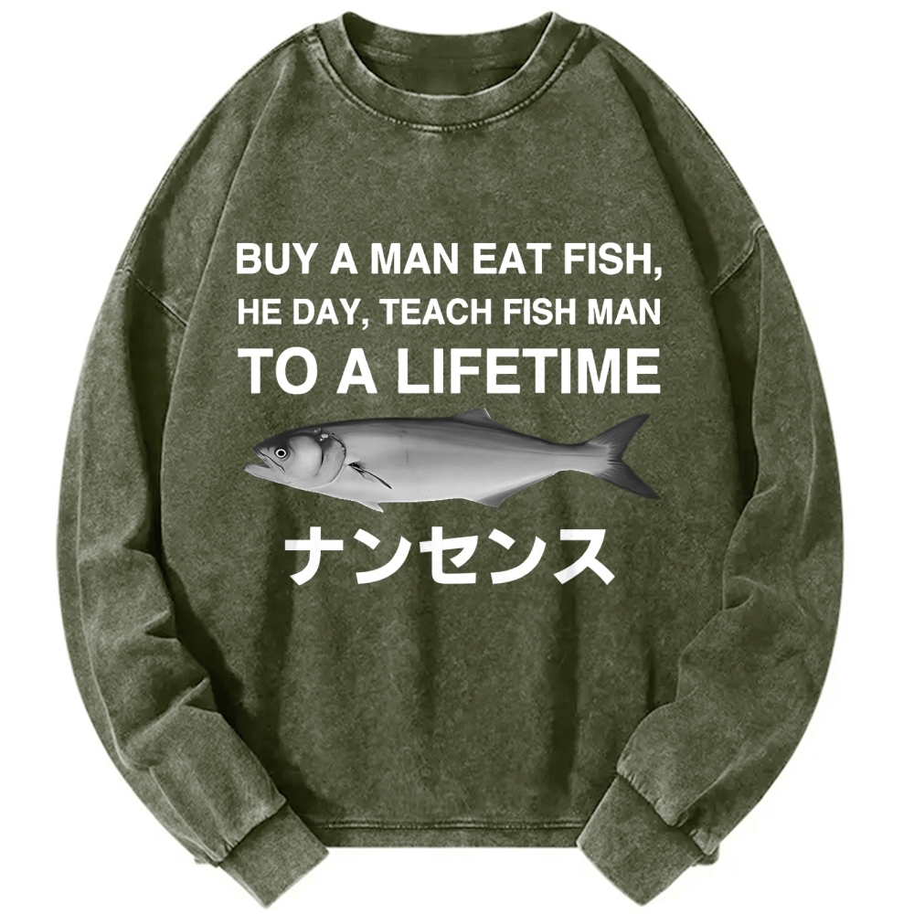 Unisex Funny To A Lifetime Vintage Washed Sweatshirts