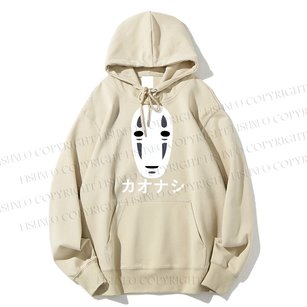 Unisex Casual Cotton Faceless Man Printed Hoodie