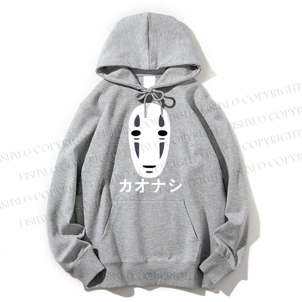Unisex Casual Cotton Faceless Man Printed Hoodie