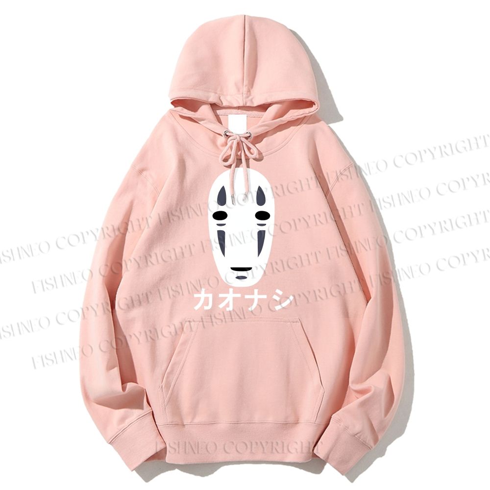 Unisex Casual Cotton Faceless Man Printed Hoodie