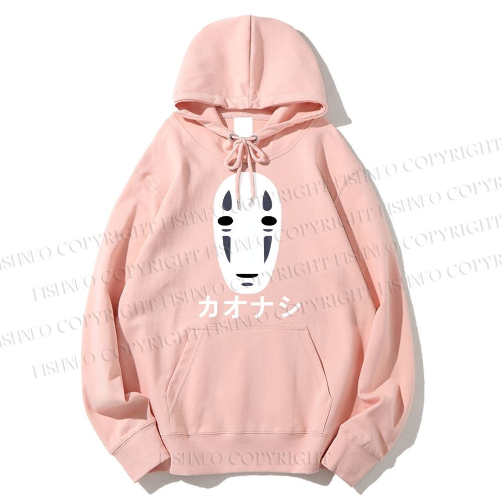 Unisex Casual Cotton Faceless Man Printed Hoodie