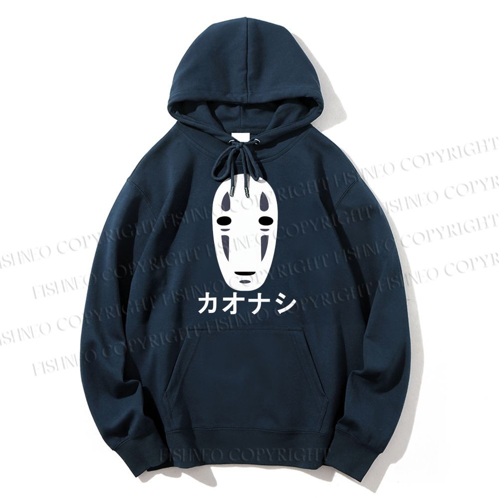 Unisex Casual Cotton Faceless Man Printed Hoodie