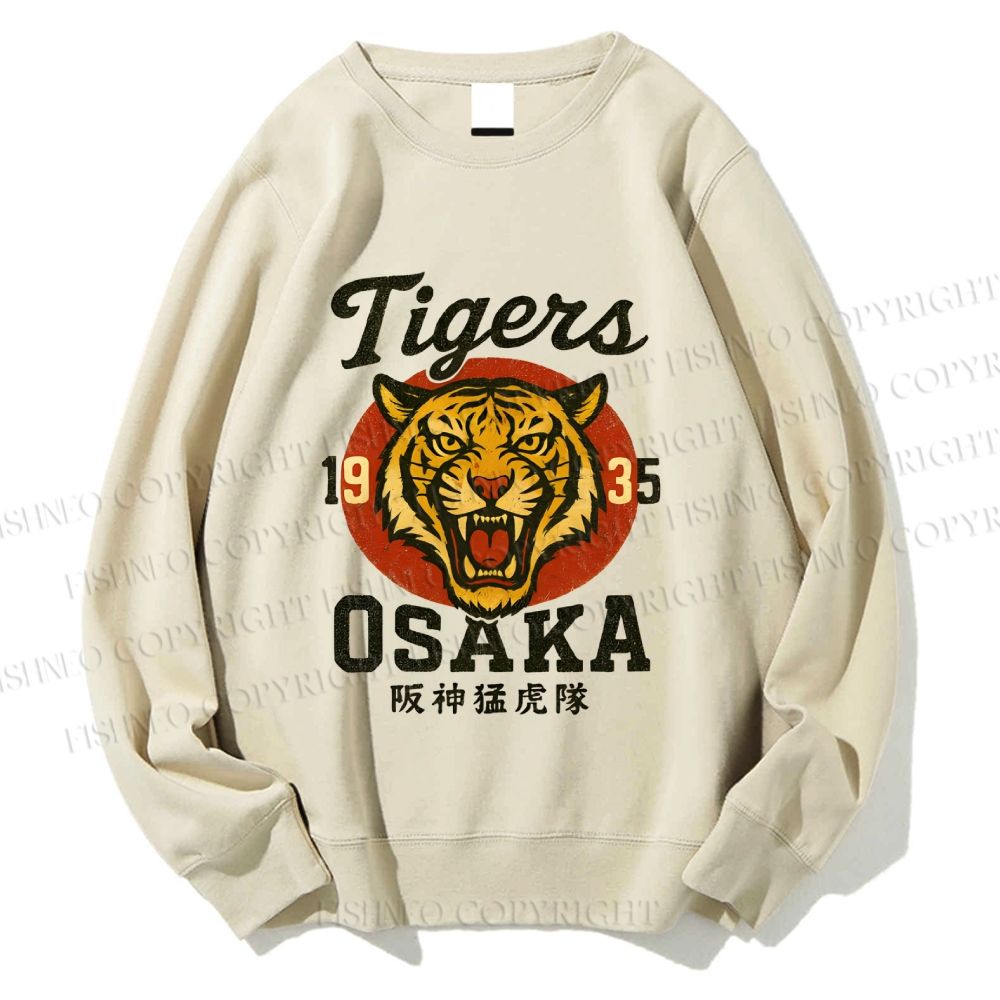 Unisex Tiger Osaka Printed Sweatshirt