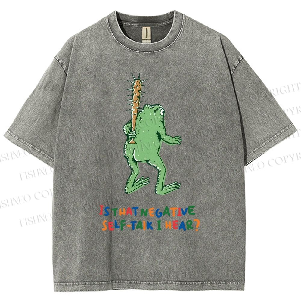 Unisex Malley Frogs Printed Washed Tee