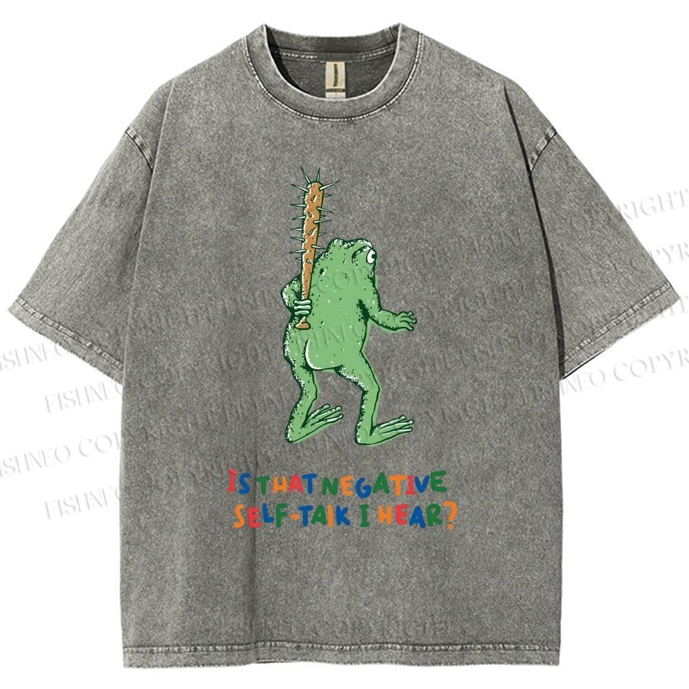 Unisex Malley Frogs Printed Washed Tee