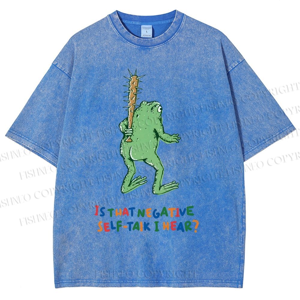 Unisex Malley Frogs Printed Washed Tee