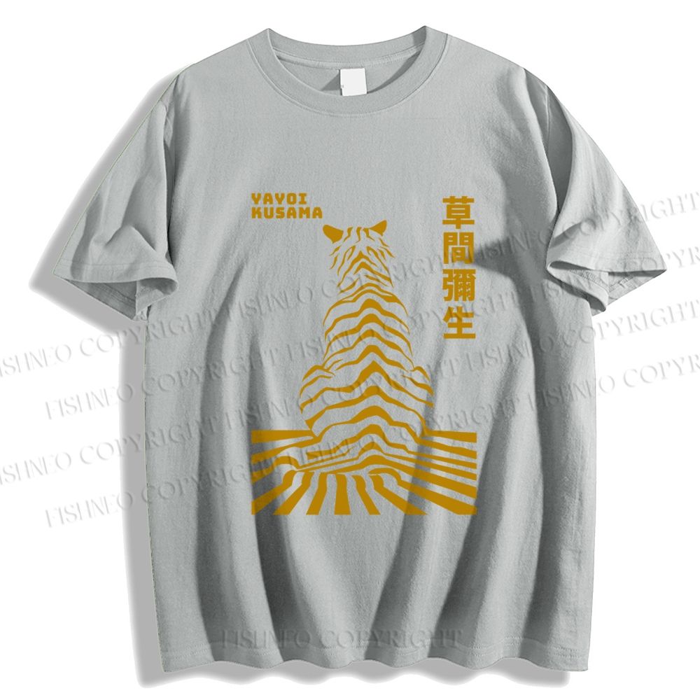 Unisex Japanese Yayoi Kusama Panther Classic Cotton T-shirt