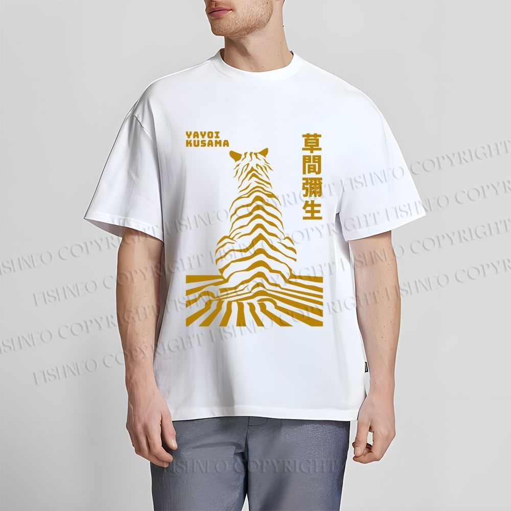 Unisex Japanese Yayoi Kusama Panther Classic Cotton T-shirt