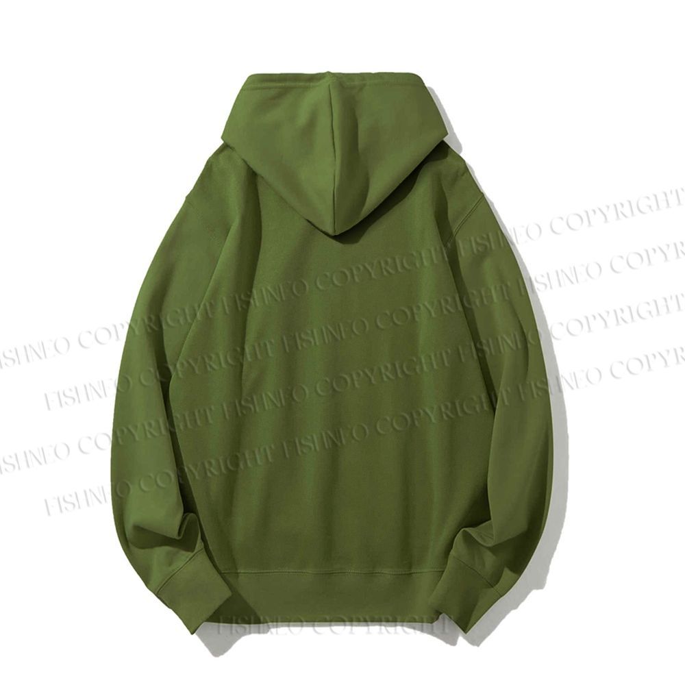 Casual Yule Shall Not Pass Printed Hoodie