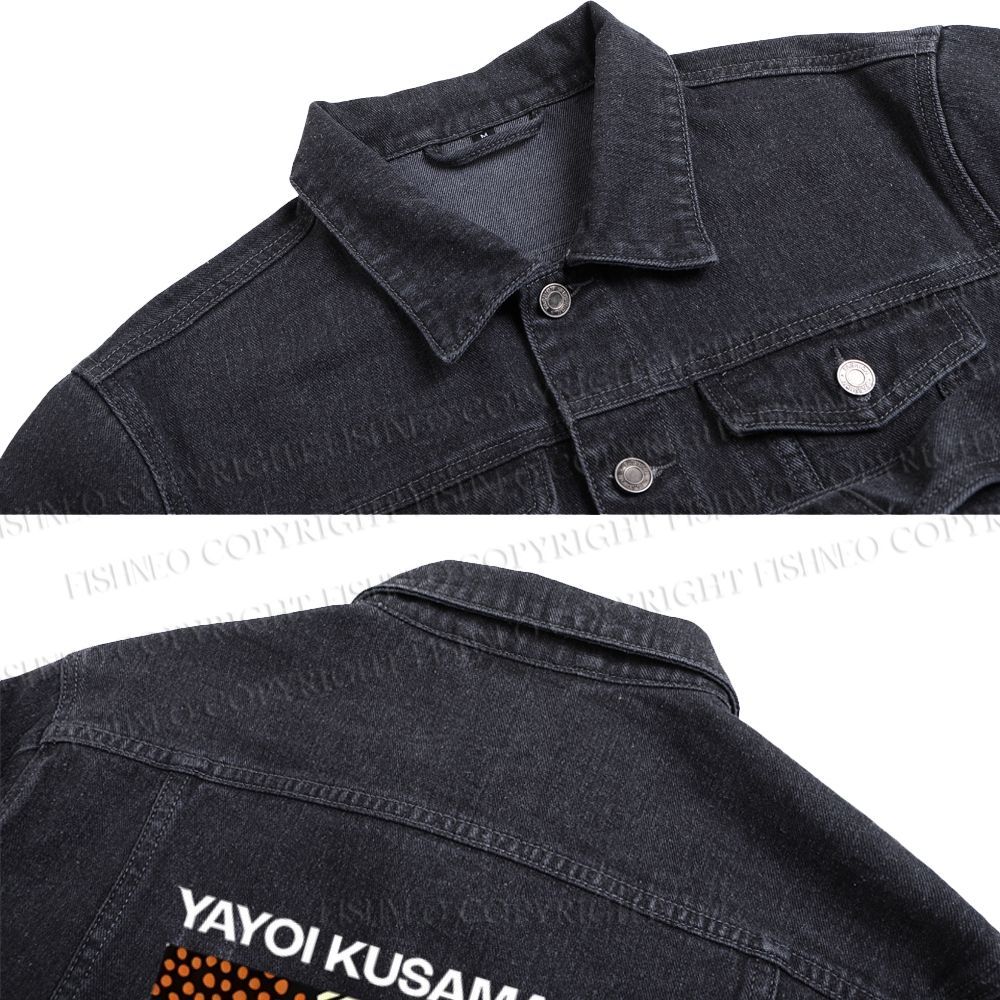 Yayoi Kusama Vintage Printed Denim Jacket