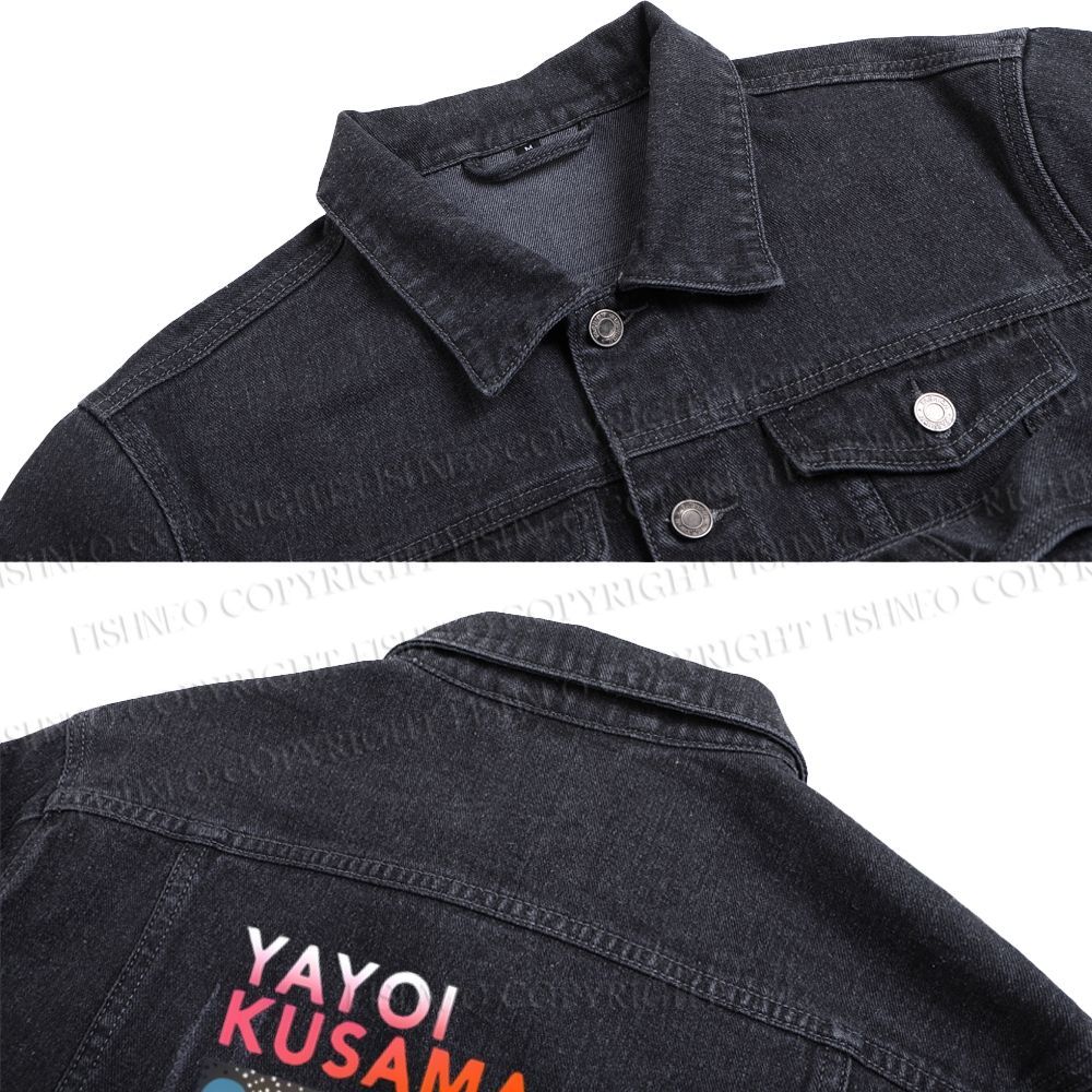 Yayoi Kusama Vintage Printed Denim Jacket