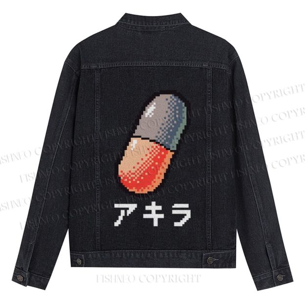 Akira's Capsule Printed Denim Jacket