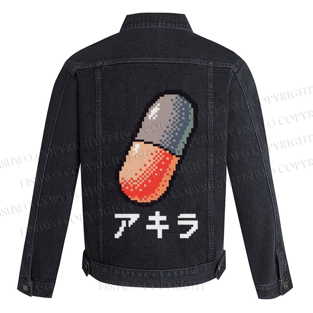 Akira's Capsule Printed Denim Jacket