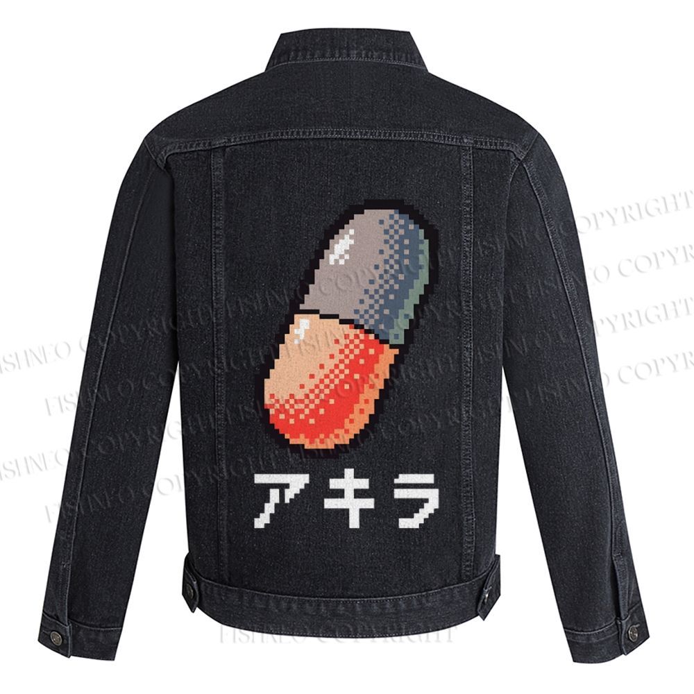 Akira's Capsule Printed Denim Jacket