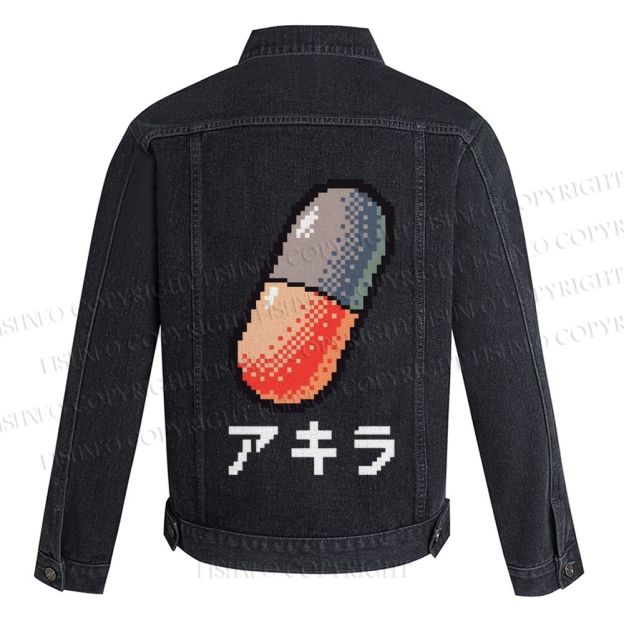 Akira's Capsule Printed Denim Jacket