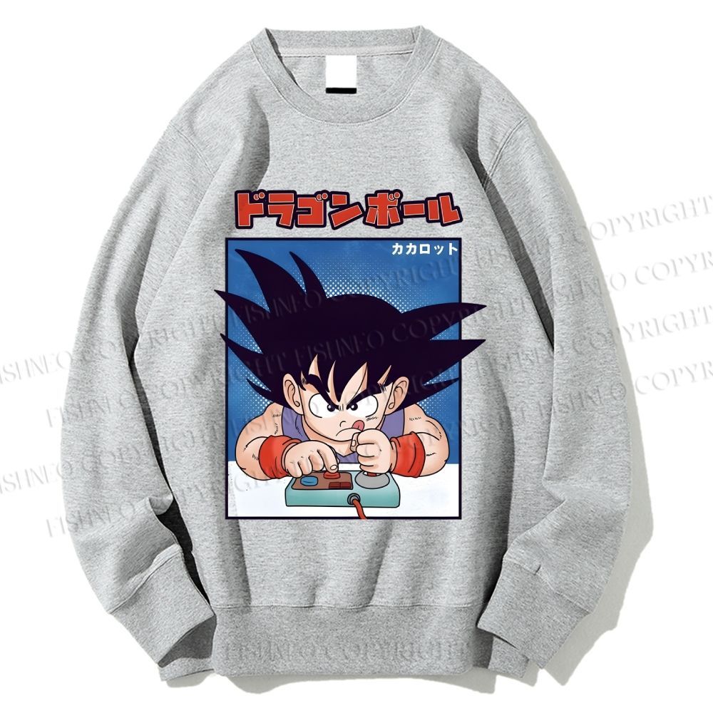 Unisex Son Goku Printed Sweatshirt