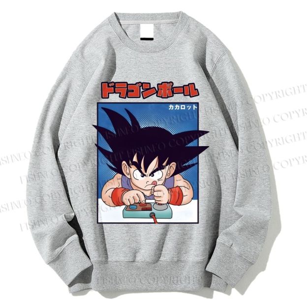 Unisex Son Goku Printed Sweatshirt