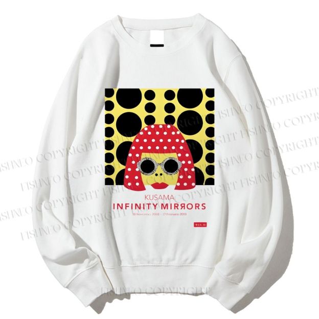 Unisex Japanese Yayoi Kusama Woman Printed Sweatshirt