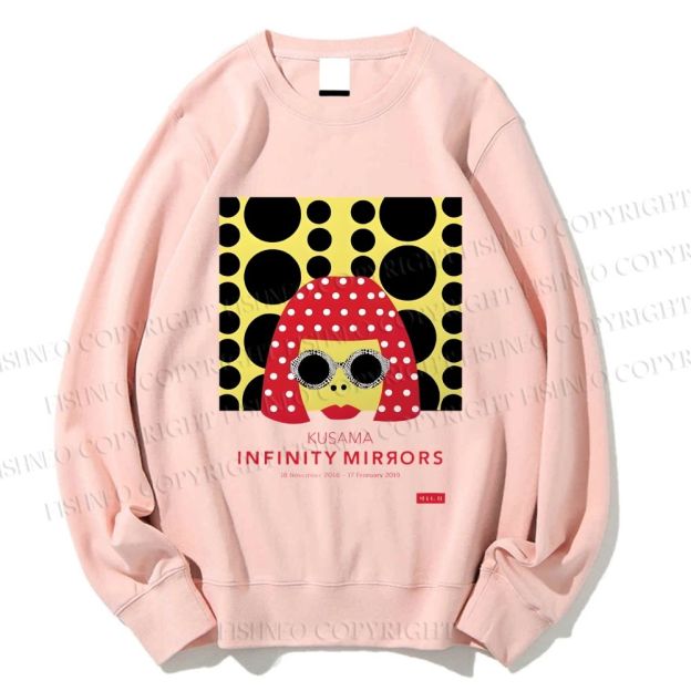 Unisex Japanese Yayoi Kusama Woman Printed Sweatshirt