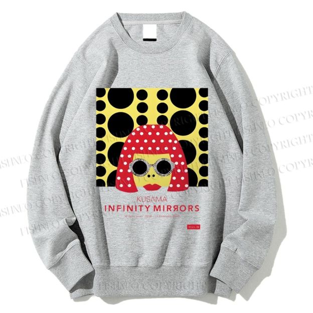 Unisex Japanese Yayoi Kusama Woman Printed Sweatshirt