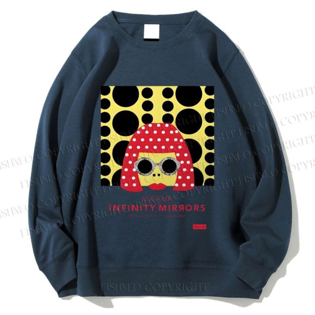 Unisex Japanese Yayoi Kusama Woman Printed Sweatshirt