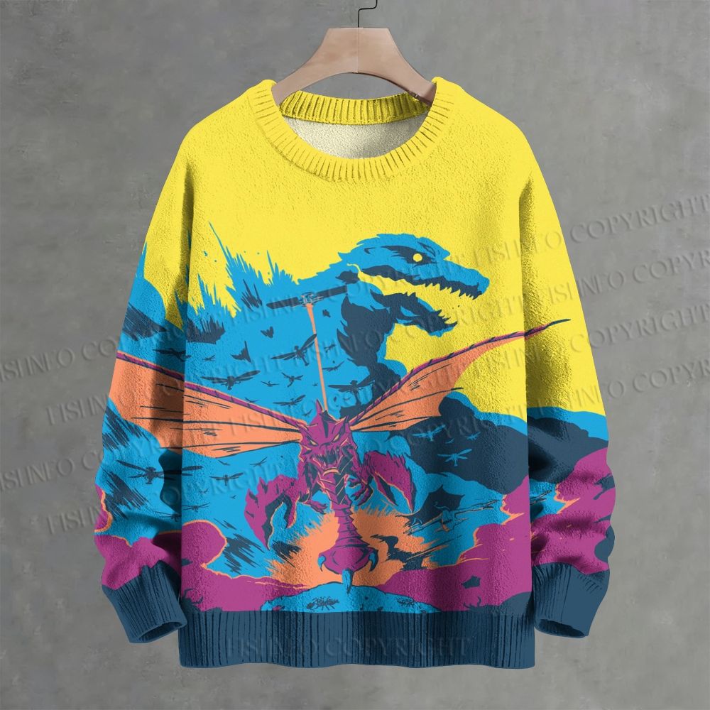 Godzilla vs Megaguirus Crew Neck Sweater