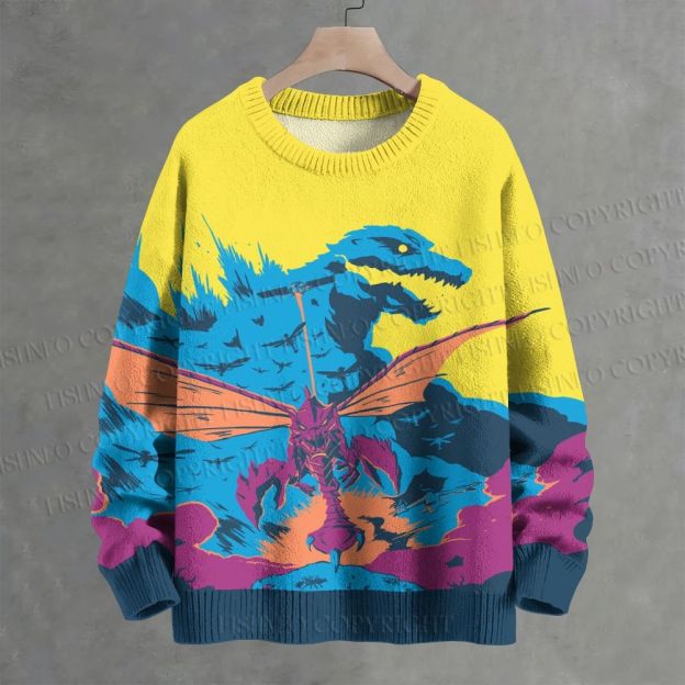 Godzilla vs Megaguirus Crew Neck Sweater
