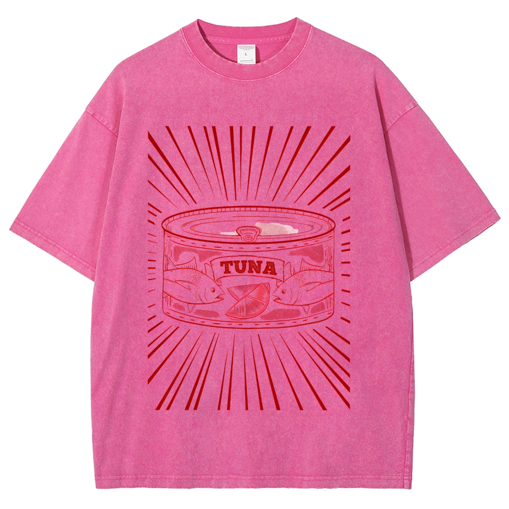 Canned Tuna Washed T-Shirt