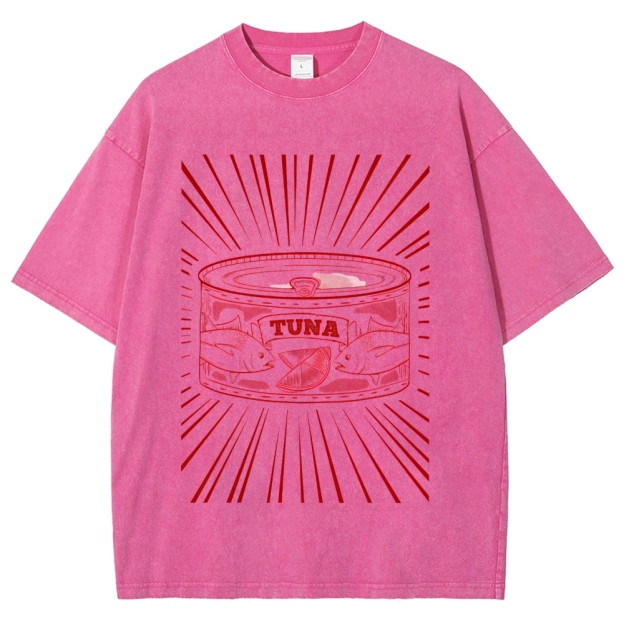 Canned Tuna Washed T-Shirt