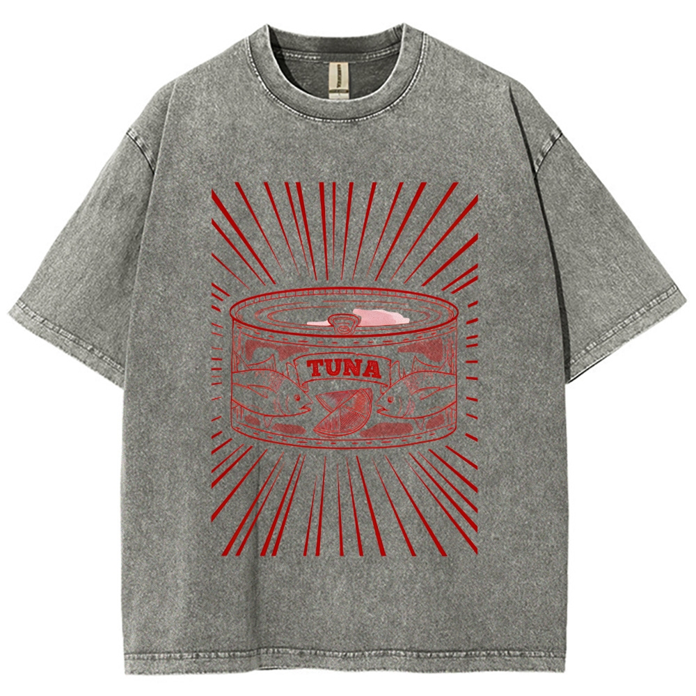 Canned Tuna Washed T-Shirt