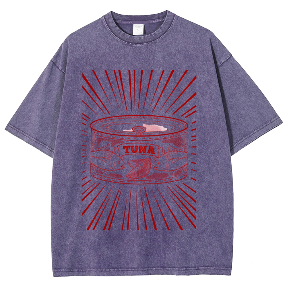 Canned Tuna Washed T-Shirt
