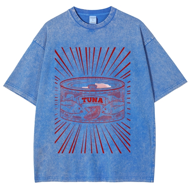 Canned Tuna Washed T-Shirt