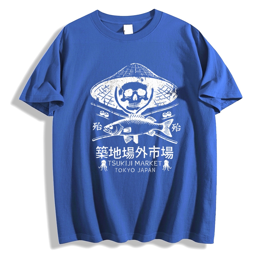 Off Site Market of Tsukiji Cotton casual T-shirt
