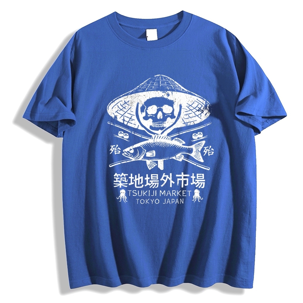 Off Site Market of Tsukiji Cotton casual T-shirt