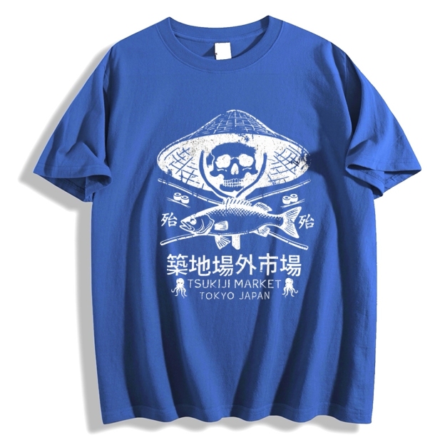 Off Site Market of Tsukiji Cotton casual T-shirt