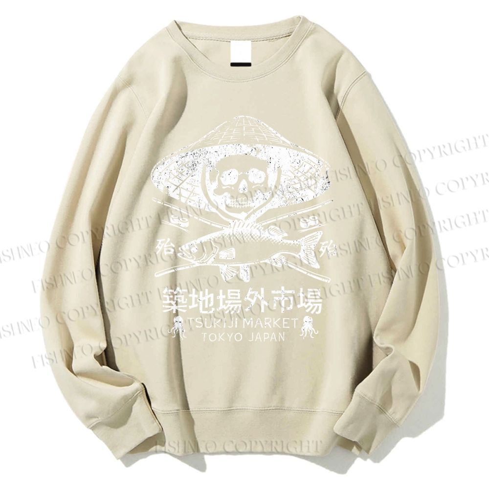 Unisex Off Site Market Of Tsukiji Printed Sweatshirt