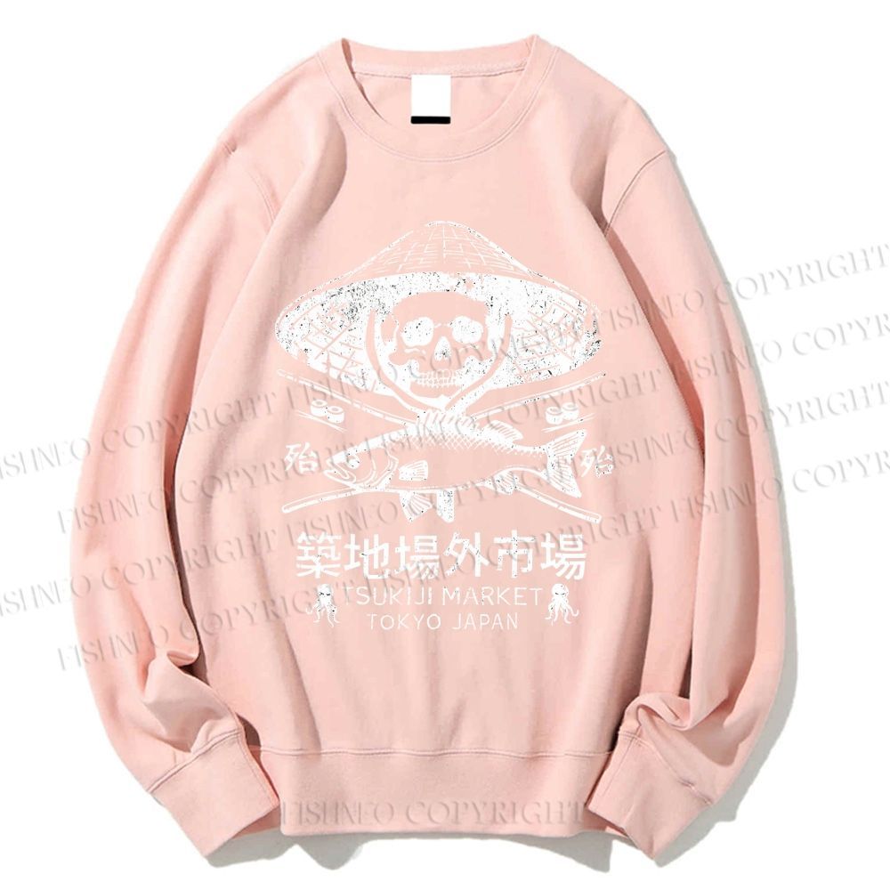 Unisex Off Site Market Of Tsukiji Printed Sweatshirt