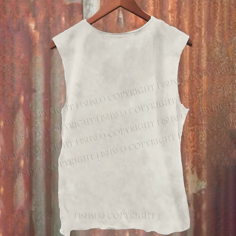 Unisex Casual Japanese Monster Printed Tank Top